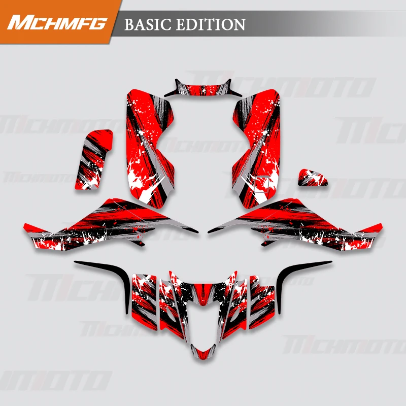 MCHMFG Complete Graphics For Suzuki LTZ 400 2008 -2005-2003 Motorcycle Decal Sticker