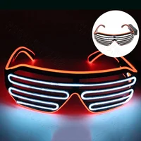 LED Wireless Glow-in-the-dark Glasses, Neon Twinkling Sunglasses, Suitable for Halloween, Christmas, Carnival Party 3