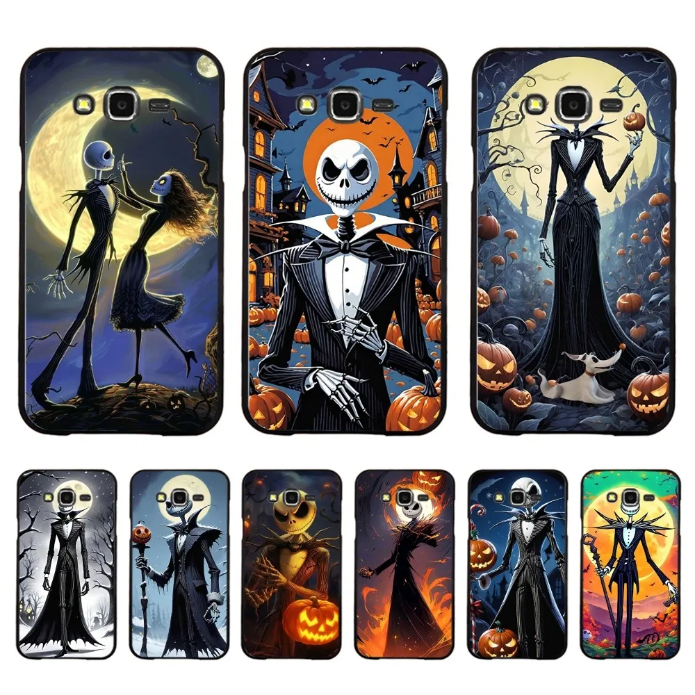 

J-Jack S-Skellington Skull Phone Case For Samsung J 7 Plus 7core J7 Neo J6 Plus Prime J6 J4 J5 Mobile Cover