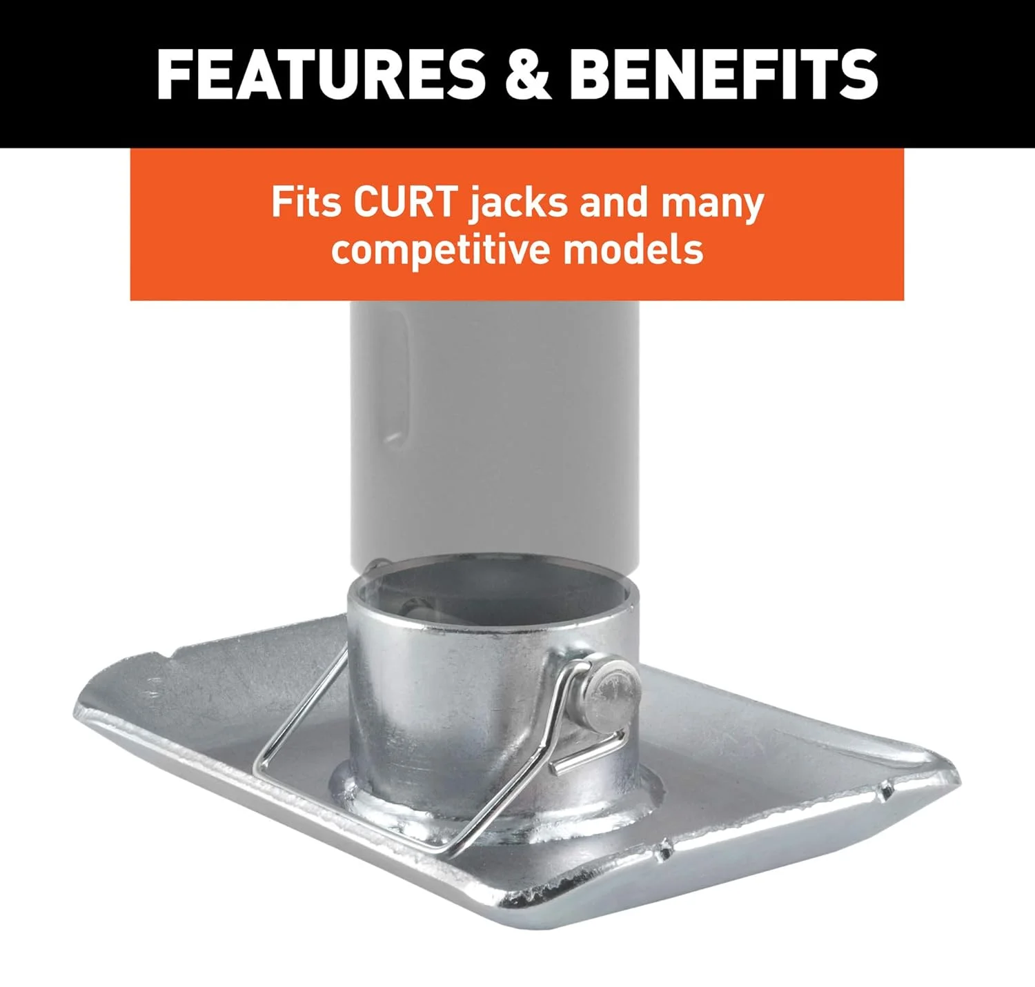 1 قطعة Rv مقطورة النقل دواسة ل كيرت 2 بوصة قطر الأنابيب عالية تحميل تحمل مسند القدمين النقل مقطورة دواسة RV اكسسوارات