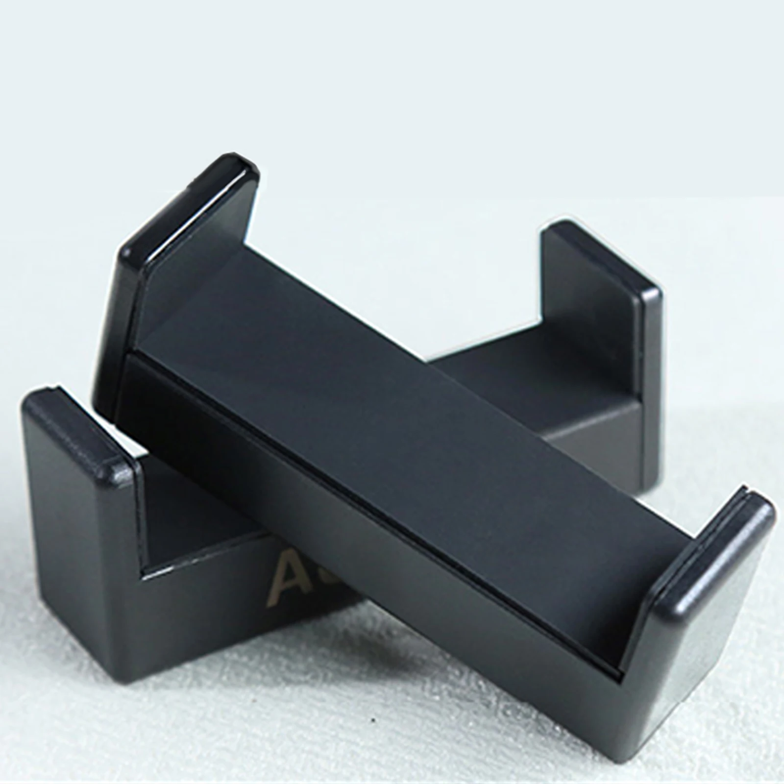 1 Pair Guitar Stand Mini Folding A-Frame, Adjustable Plastic Non-Slip Feet for Acoustic Electric Guitar Ukulele Bass Violin