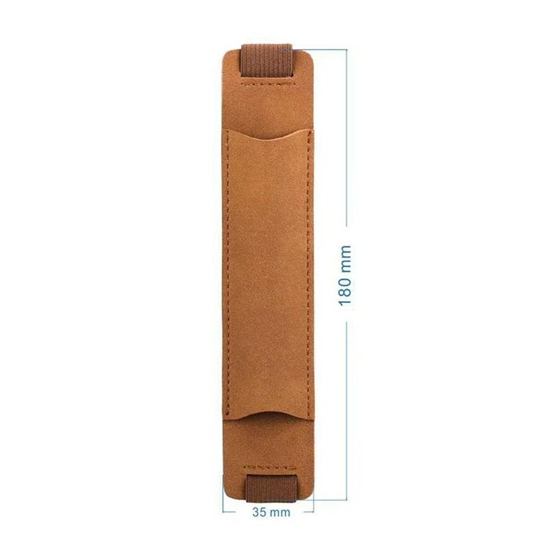 Portapenne con fascia elastica regolabile Custodia per penna in pelle PU Portapenne elastico per notebook da 8-1,5 pollici staccabile