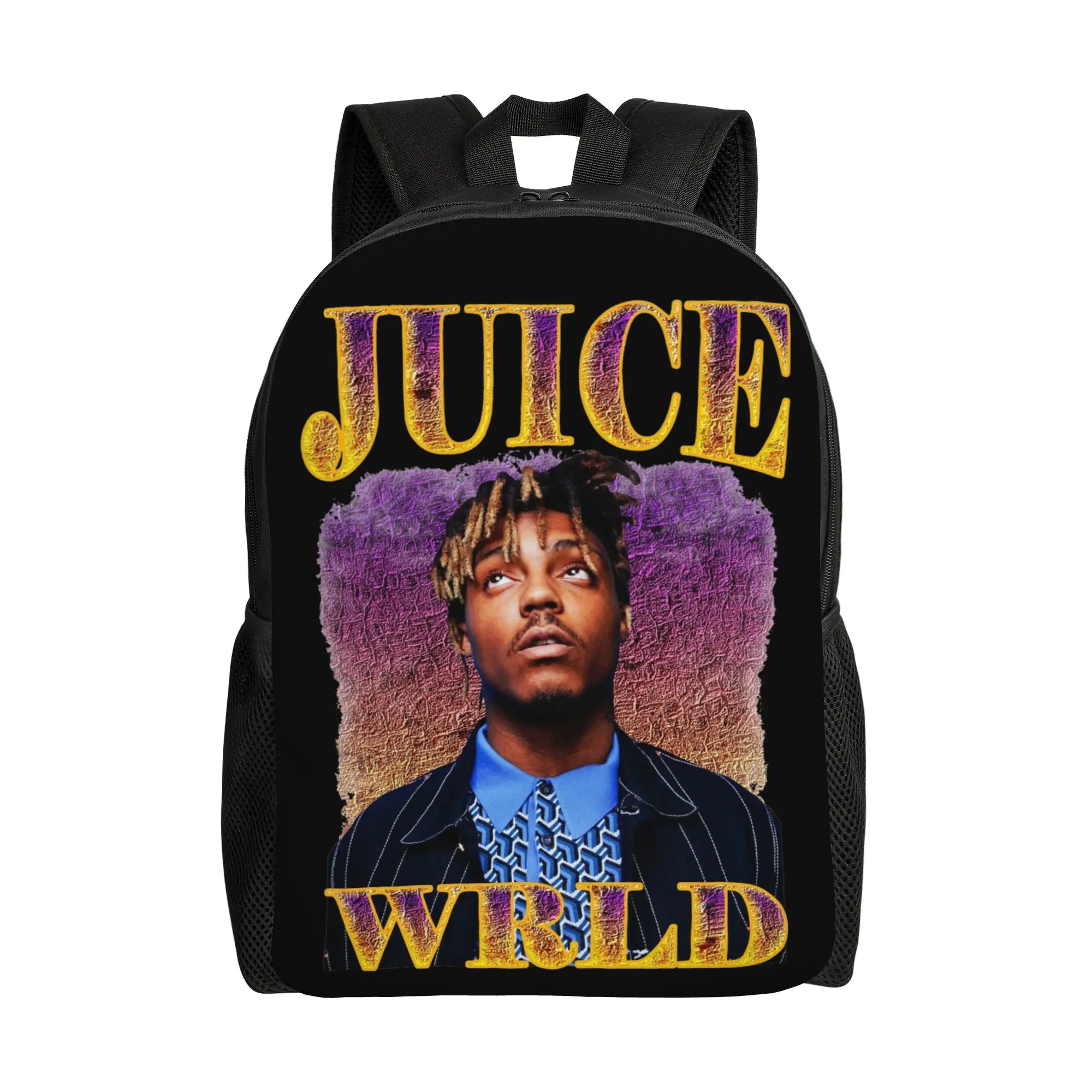 

Рюкзак Juice Wrld Legends Never Die Fire для мужчин и женщин, модный рюкзак для работы и учебы, холщовые сумки для колледжа, для активного отдыха