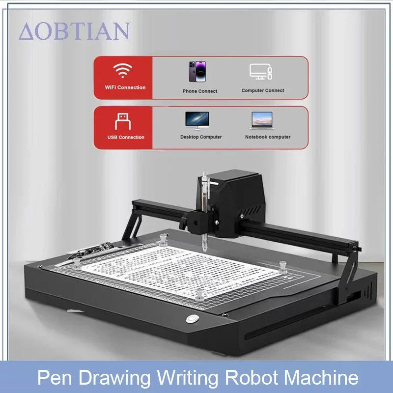 NEW DIY Pen Drawing Robot Machine Lettering XY Plotter Robot GRBL Laser Engraver For Drawing Writing CNC