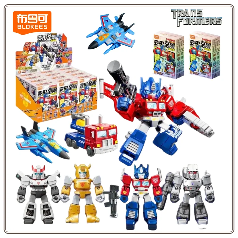 

Hot Blokees Transformers Block Defender Version Wave1 Optimus Prime Megatron Ironhide Thundercracker Robot Toy Kid Birthday Gift