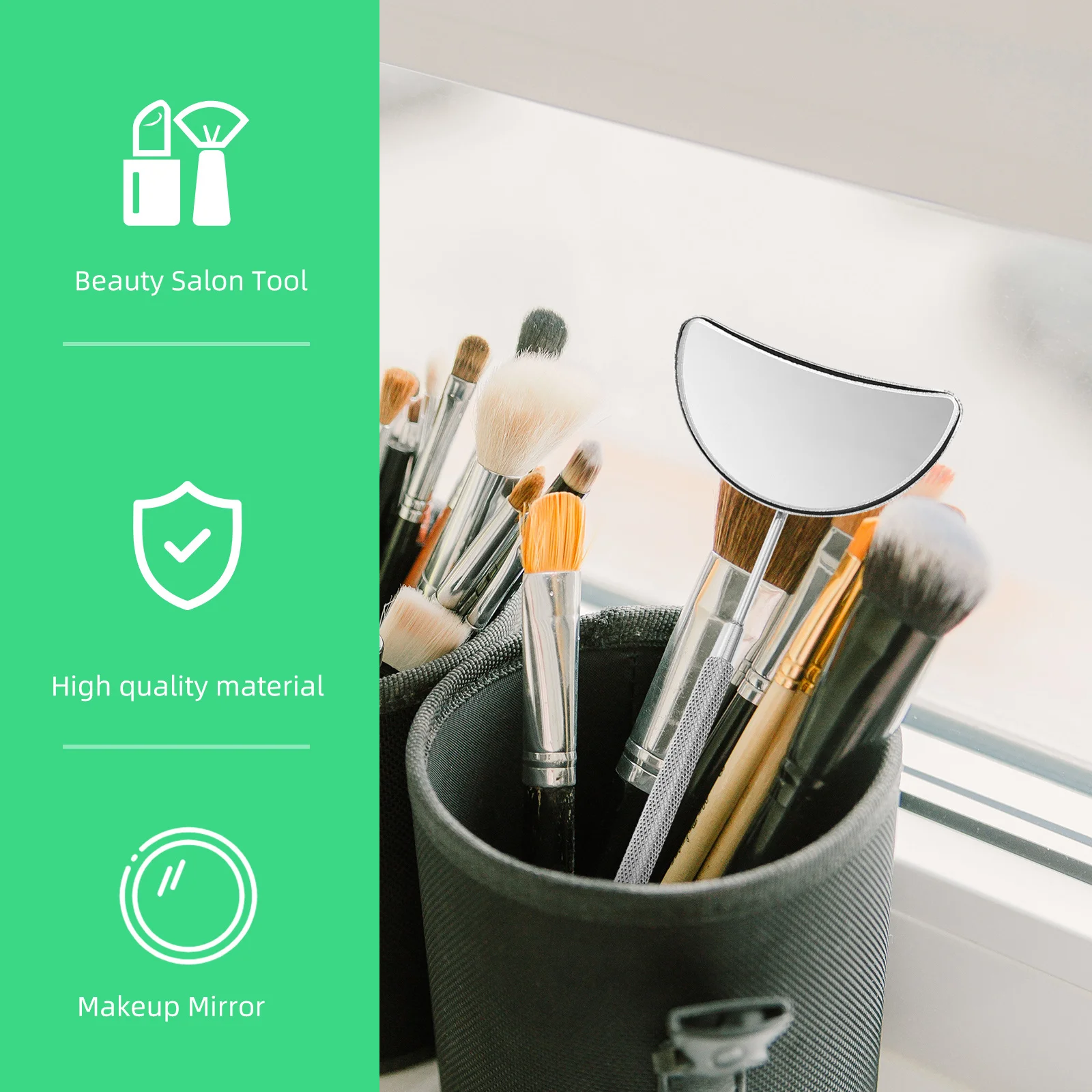 1 pçs espelho de verificação de cílios crescente leve removível compacto extensões de cílios ferramenta salão de beleza maquiagem fornecimento