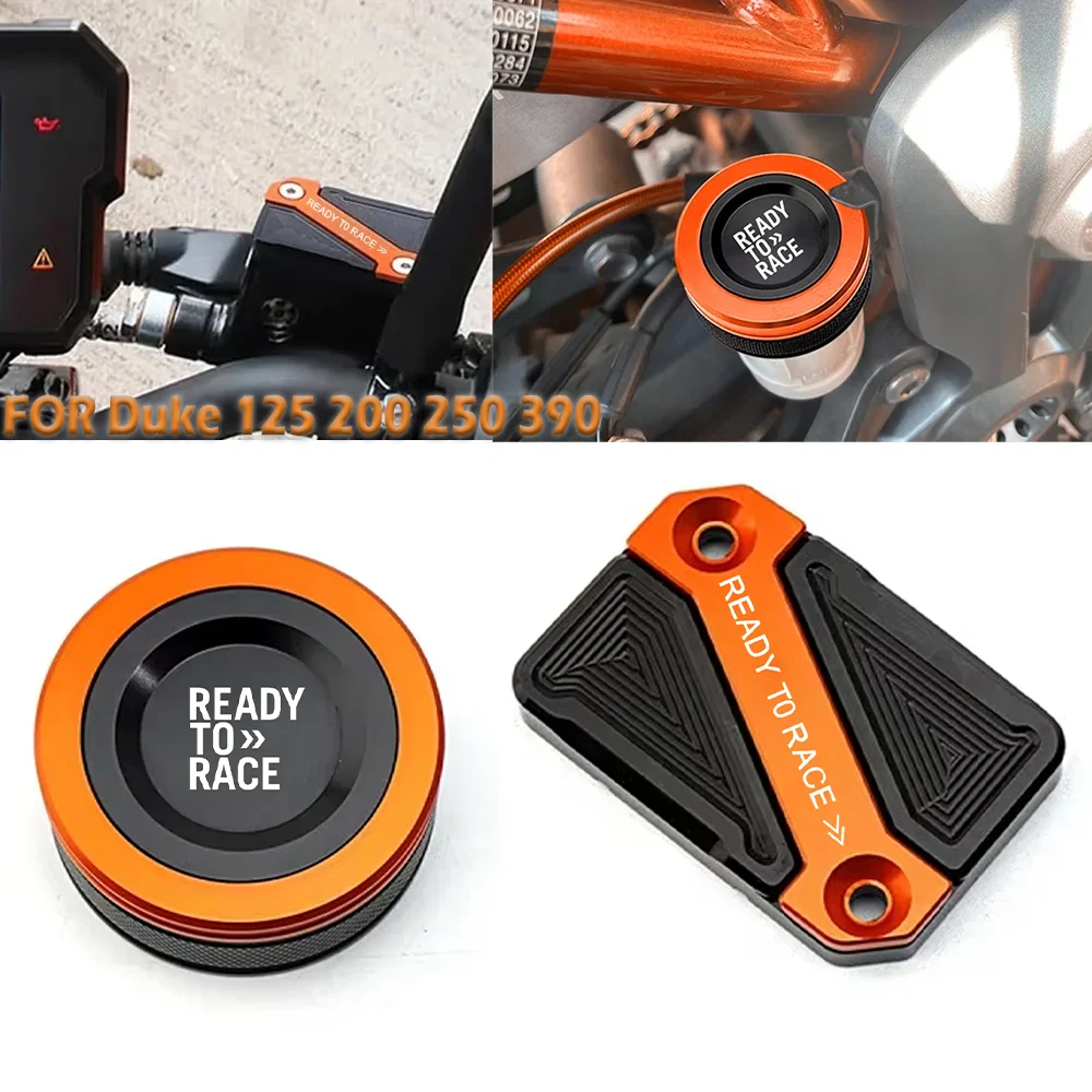 

Для мотоцикла KTM DUKE 125 Duke 200 RC 250 390 Duke 2013-2023, задняя передняя крышка бачка тормозной жидкости, крышка цилиндра, готовая к гонкам