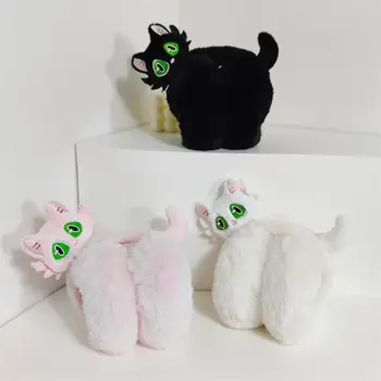 Yeni Kedi Sıcak Earmuffs Peluş Katlanabilir Kulak Isıtıcı Soğuk Koruma Rahat Kış Kulaklığı Açık