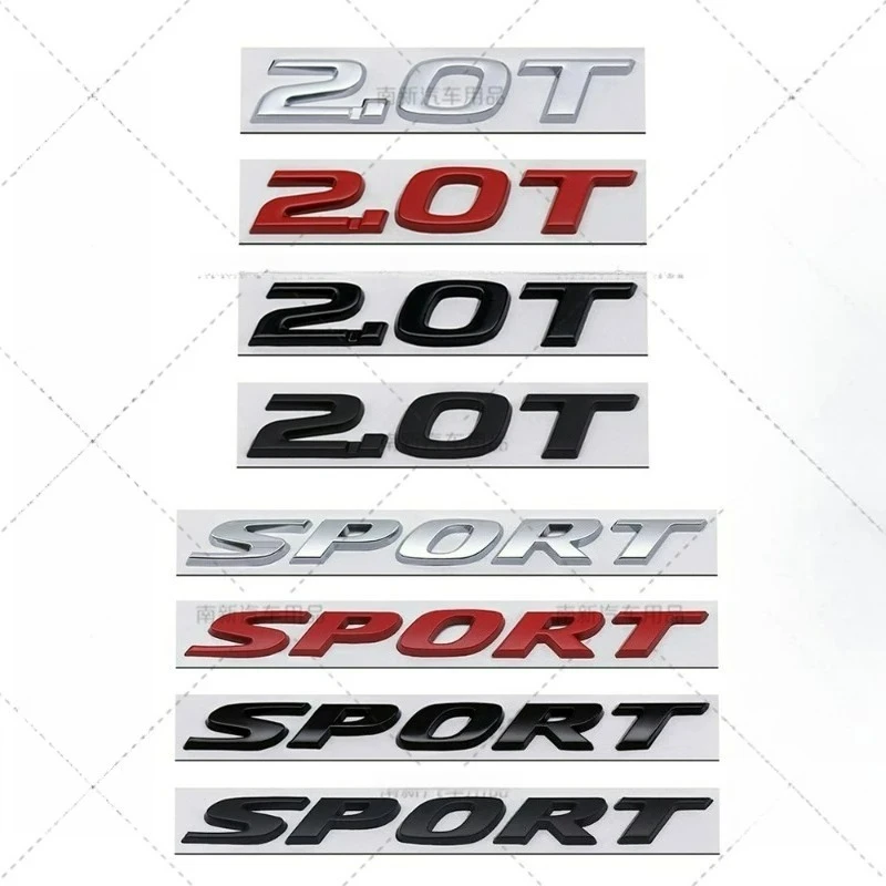 

High-quality Modification Metal 3D Stereoscopic Car Stickers CRV 1:1 2.0T SPORT Body Decoration Scratch Coverage Car Accessories