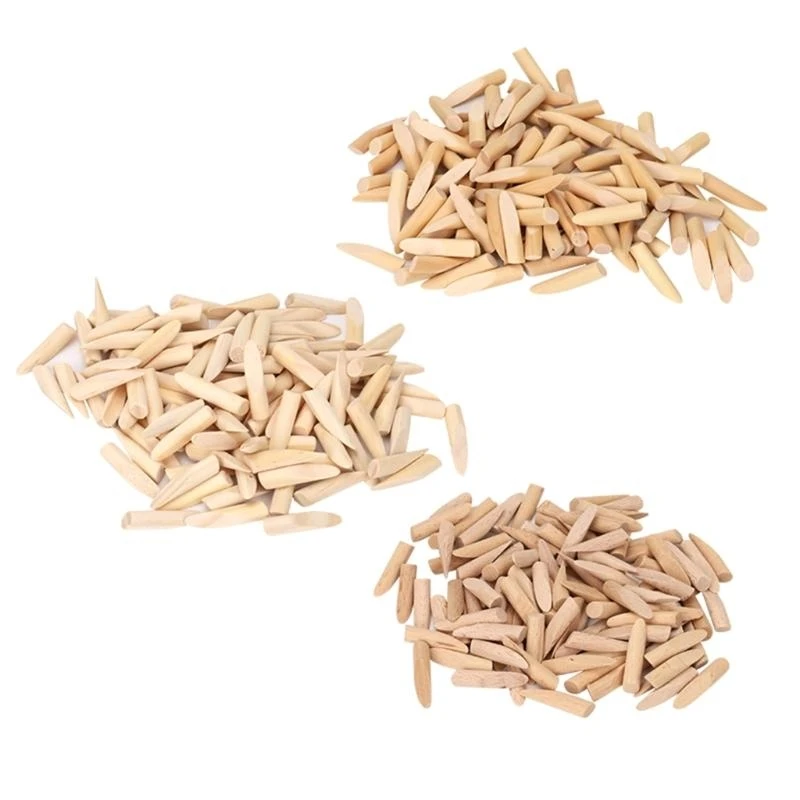 57qf 100pcs 포켓 홀 플러그 목수 구멍 필러 나무 포켓 홀 플러그 목공