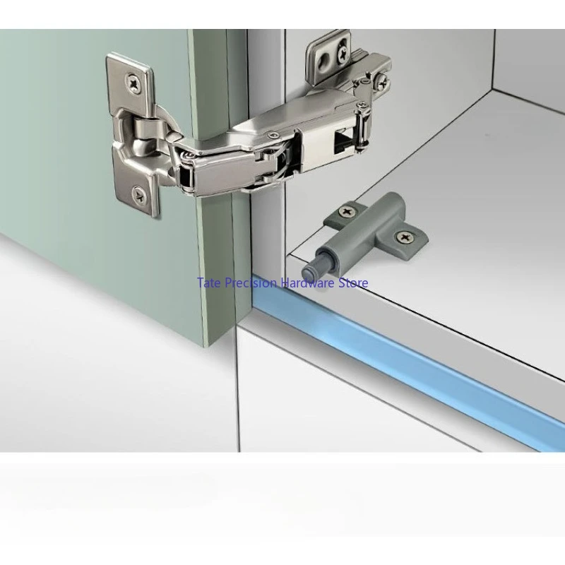 180 Degree Damping Hinge for Door Opening, Large Angle Cushioning Is Weak 175/165 Degrees, Special Corner Wardrobe Door Hinge