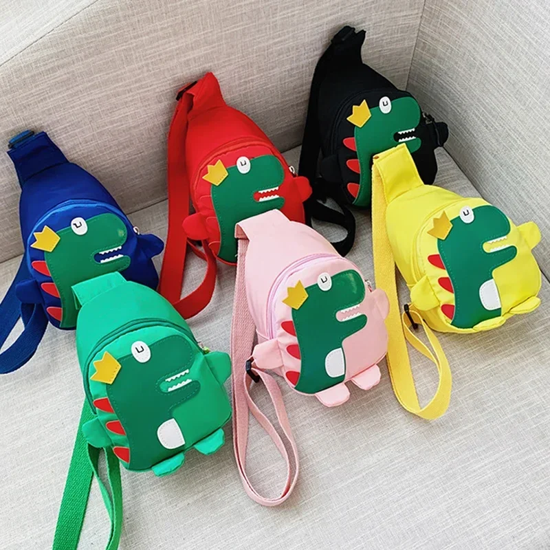 Fashion Cartoon Dinosaur Backpack Boys Girls Cute Bags Children Crossbody Bags Kids Bag Mini Cross Bag Toddler School Backpack