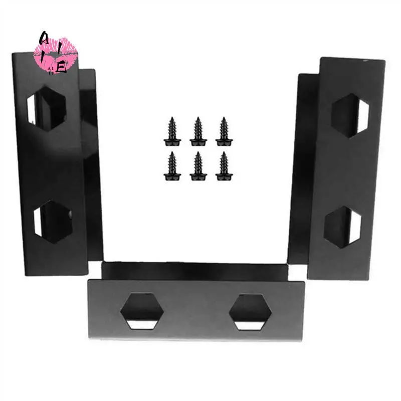 A11E-Under Desk Laptop Mount Sturdy With Screw Metal Notebook Space Saving Under Table Notebook Organizer Support