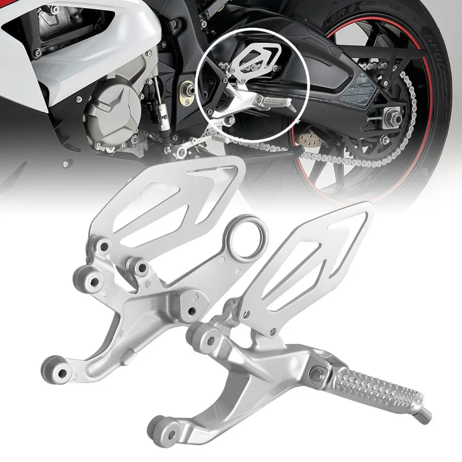 

Front Rider Driver Foot Pegs Footrest Brackets Fits For BMW S1000RR 2015-2018