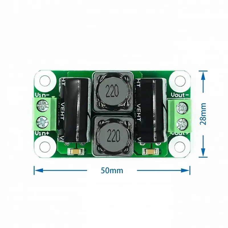 AT82-For الفئة D مكبر للصوت متوافق 0-50 فولت 4A تيار مستمر امدادات الطاقة تصفية مجلس EMI قمع لوحة التحكم الصناعية للسيارة #3