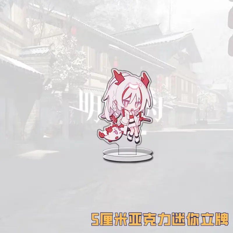 "Arknights" 귀여운 새 미니 스탠드 "Xi, Nian, Ling, Shu" 친구를 위한 학생 선물