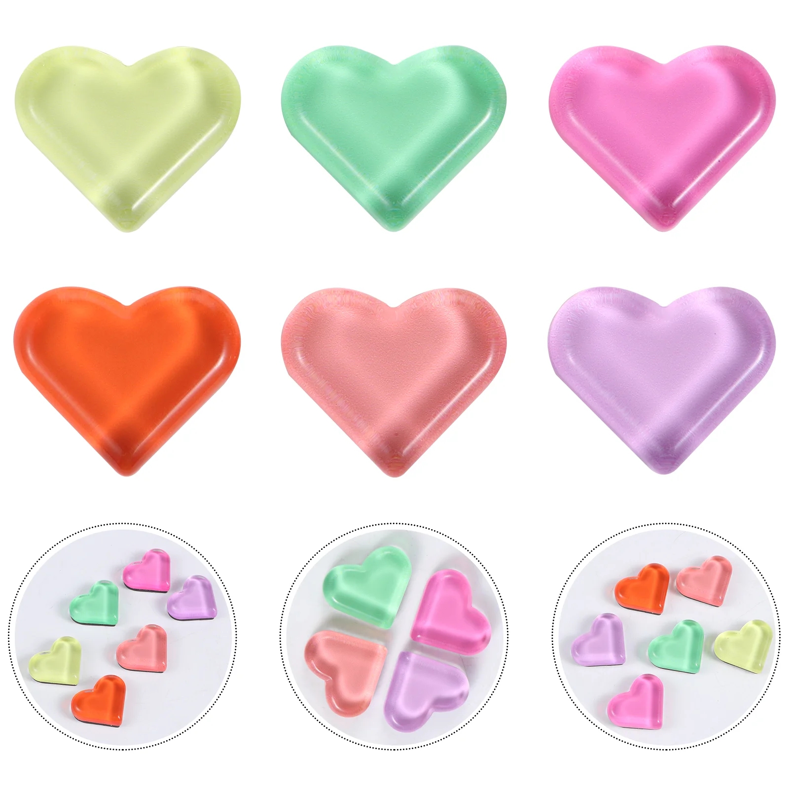 15 Pcs Fridge Magnet Whiteboard Magnets Love Lockers Decorate Lovers Cabinet Stickers