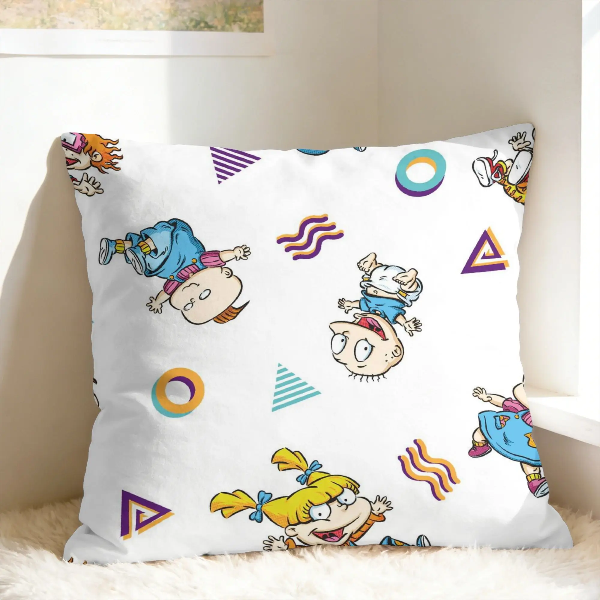 R-Rugrats Angelica Pickles Pillow Case  Design Pillow Cover For Wedding Party Home Decor Retro Trendy Pillowcases