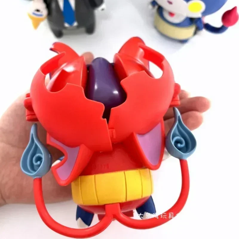 هاسبرو يو كاي ساعة أنيمي الشكل الساموراي القط الأرض كوبا الميكانيكية القط المنقولة محول اللعب الهدايا الحلي #4