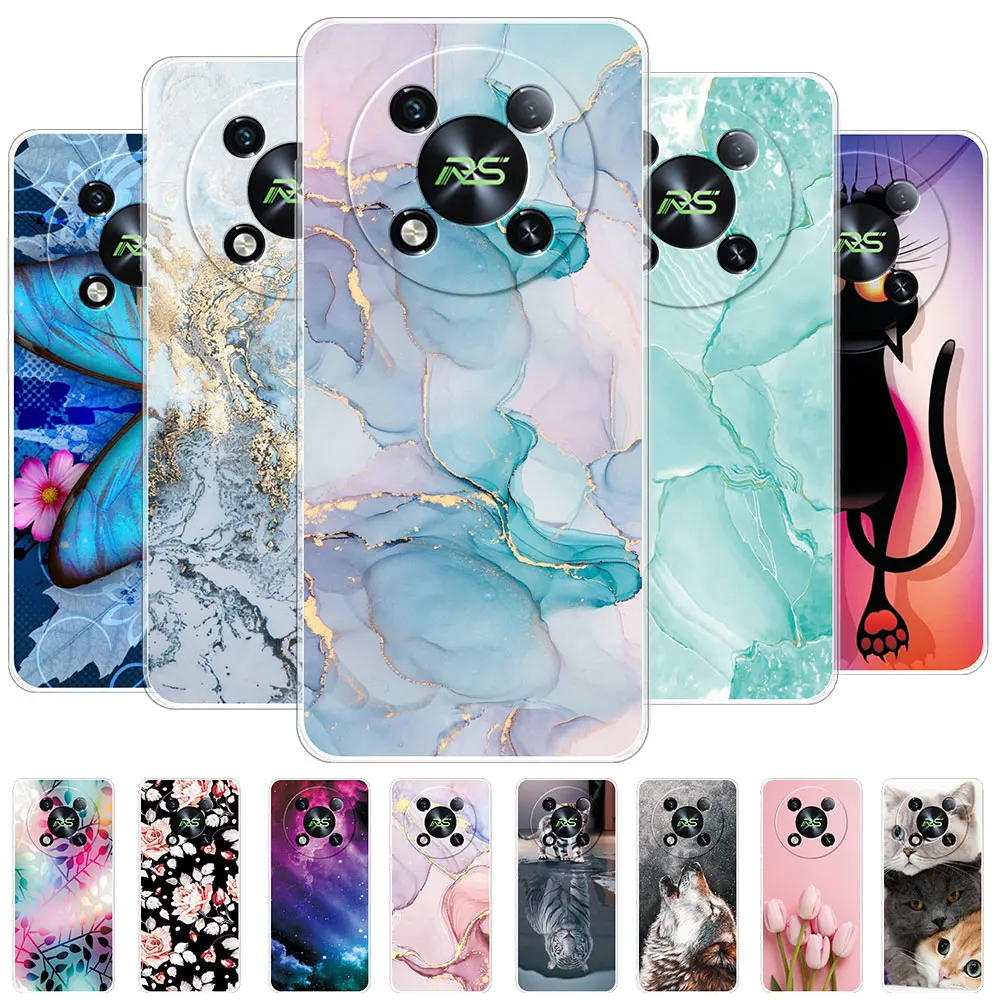 For Itel RS4 /Itel S24 Case Clear Soft Silicone Shockproof Coque For Itel P55 Plus Clear Phone Case for Itel S24 RS4 P55+ Funda