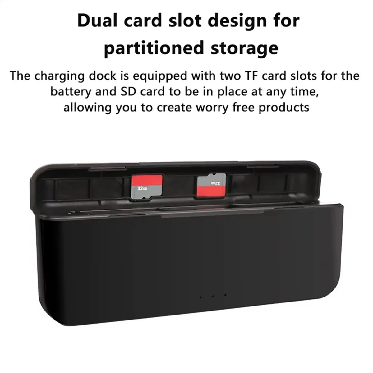 TCE For Action 5 4 Camera Battery Charger Case 3 Slots Fast Charger for Action 5 Pro/4/3 Batteries