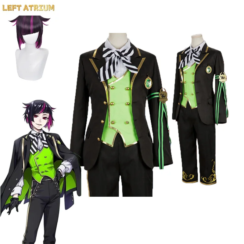 Disfraces de Cosplay de Anime Lilia, Twisted Wonderland, La Bella Durmiente, Diasomnia, Dorm, Lilia Malleus, Sebek, Uniforme Escolar Plateado