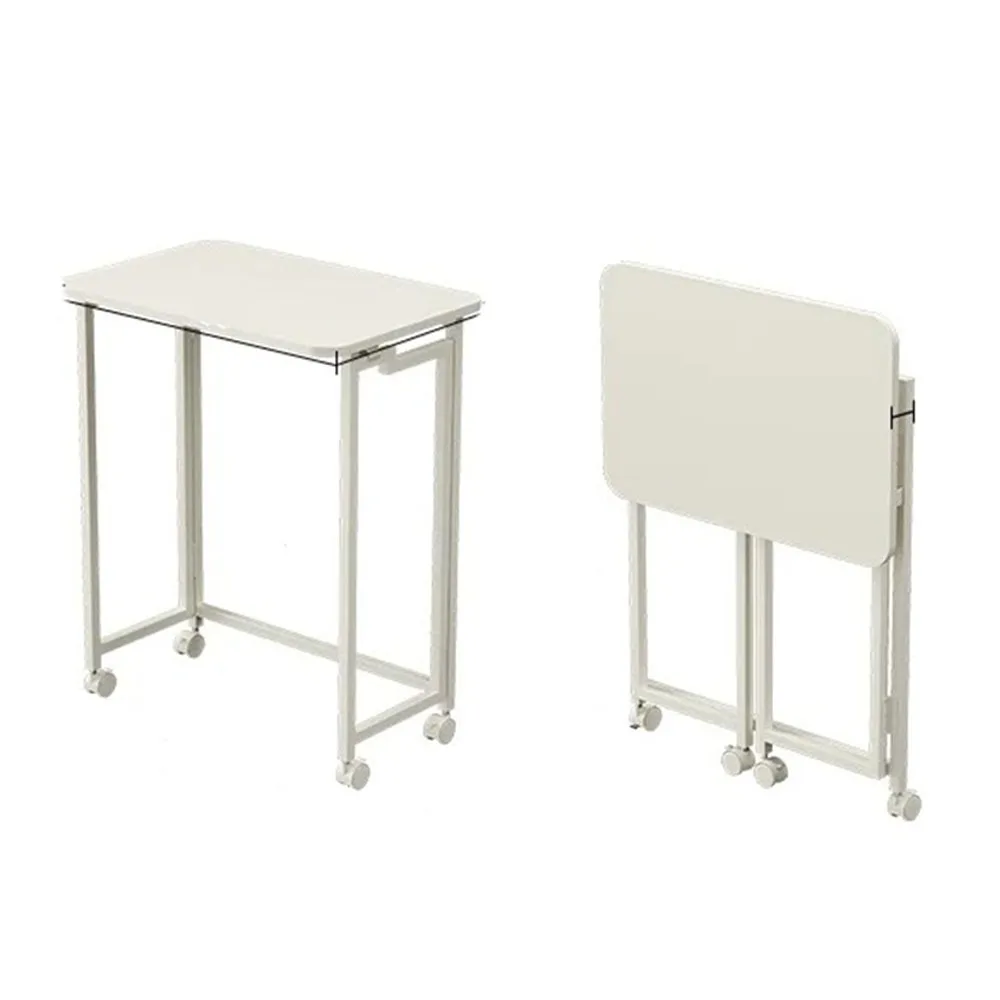 

Folding Desk for Study, Family Bedroom, Bedside Small Table, Simple Foldable Study Desk, Movable Computer Desk