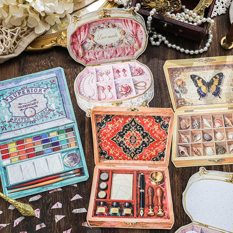 

Kawaii Box puzzle 3D Specimen box Landscape Sticker DIY Pocket Cabin Scene festival gift ﻿ ﻿