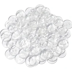 50-100pcs Transparent Button Sewing Resin Buttons for Clothes Shirt Two Holes Button Diy Crafts Decor Bottons Apparrel Accessory