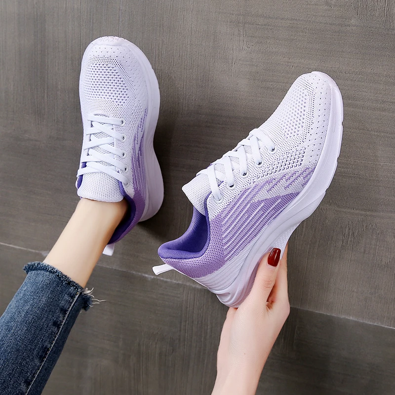 

Sports Shoes for Spring Autumn with Comfortable Mesh and Soft Soles for Breathable Running. Luxury Brand Women's Tennis Shoes