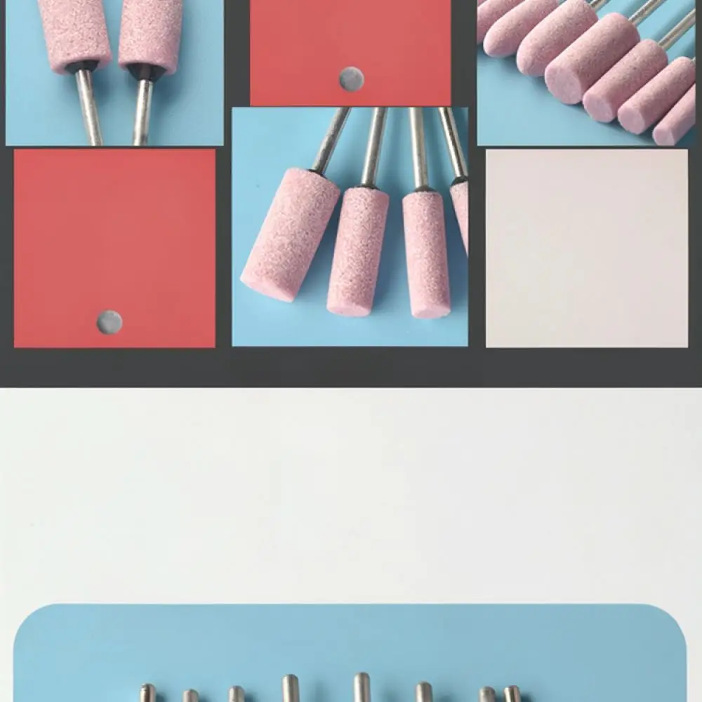 Long Grinding Stone Bits For Rotary Tool Abrasive Head For Metal Precision Polishing Deburring Hardware Accessory Kit