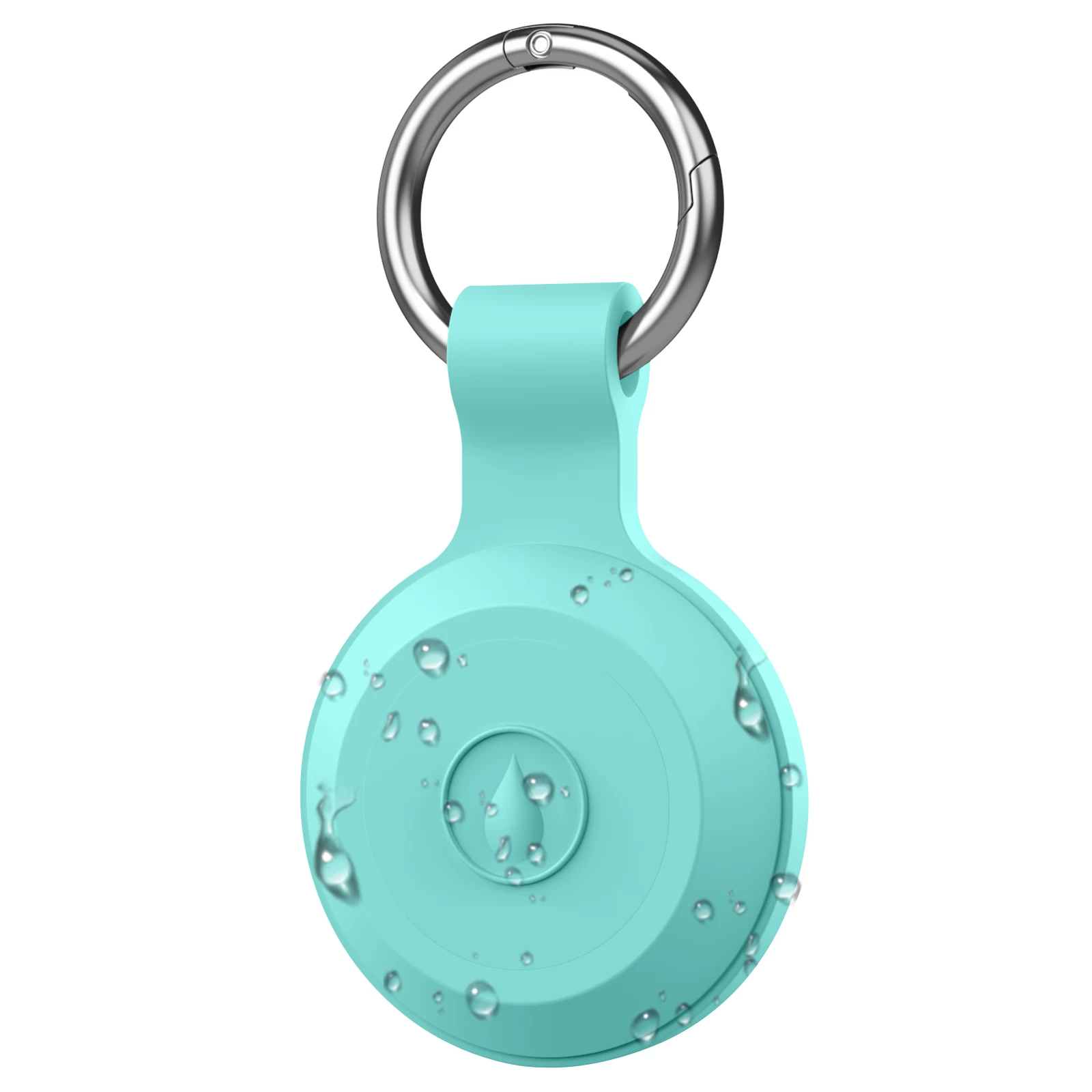 Siliconen hoesje voor Apple Airtag Cover 360 °   Waterdichte hond kat halsband GPS Finder beschermhoezen voor Apple Air Tag Shell sleutelhanger