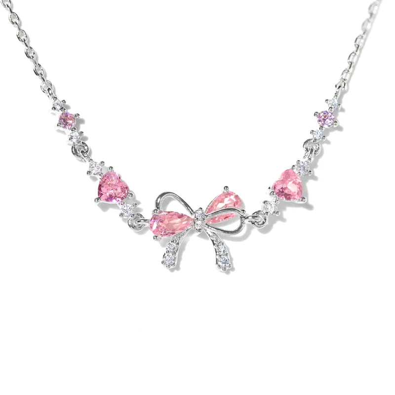 Exquisite Sweet Bowknot Heart Bracelet For Women Girls Fashion Versatile Cute Bracelet Jewelry Accessories Valentines Gifts image 6