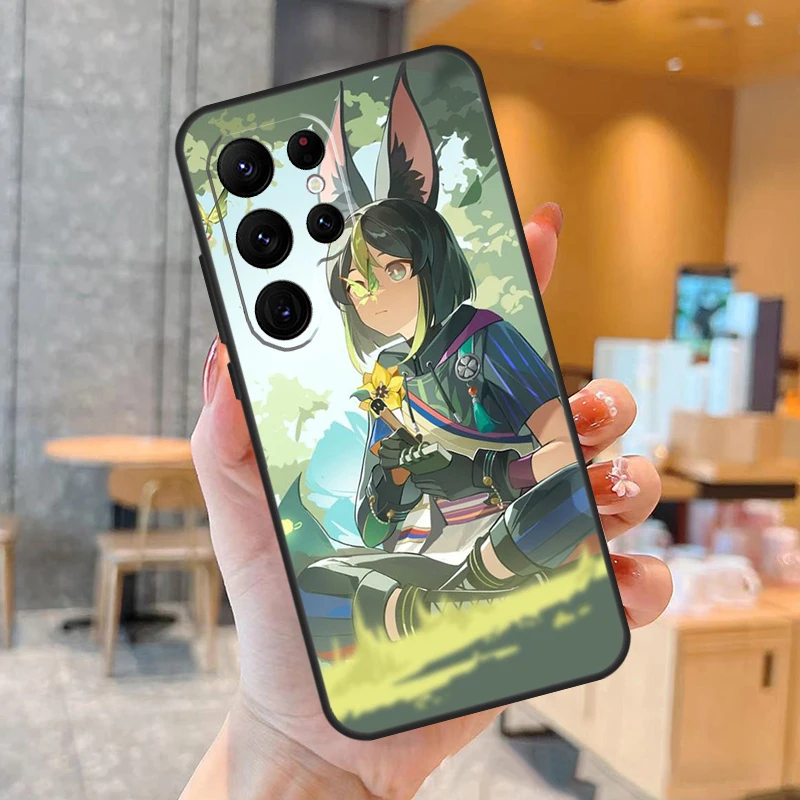 جينشين تأثير تشديد لسامسونج غالاكسي S20 FE S21 FE S22 S23 الترا S8 S9 S10 زائد نوت 20 الترا الهاتف