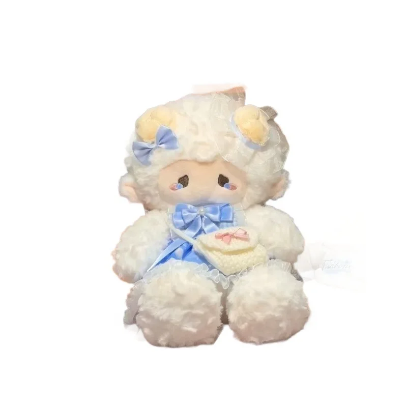 35cm Kawaii Cute Beautiful Puff Lamb Dolls Cute Plush Accompany And Soothe Sleep Dolls Birthday  Gifts Doll Toy