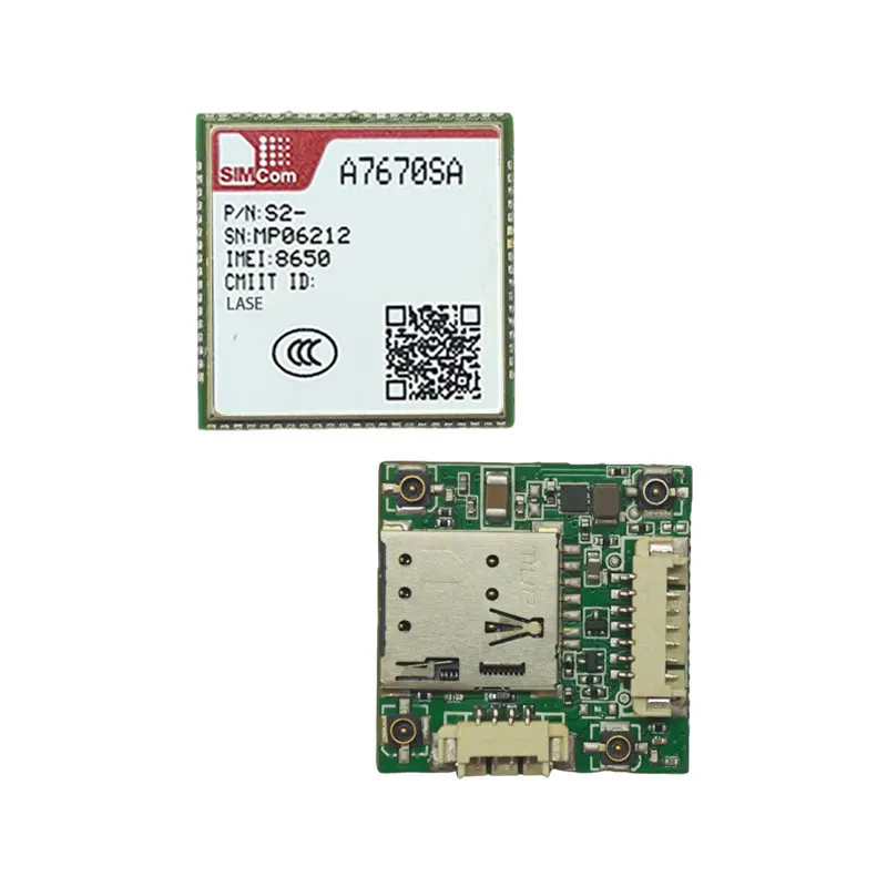 SIMcom-CAT1 Core Board, Suporte a Dados e Voz, A7672E-LASE, 1Pc