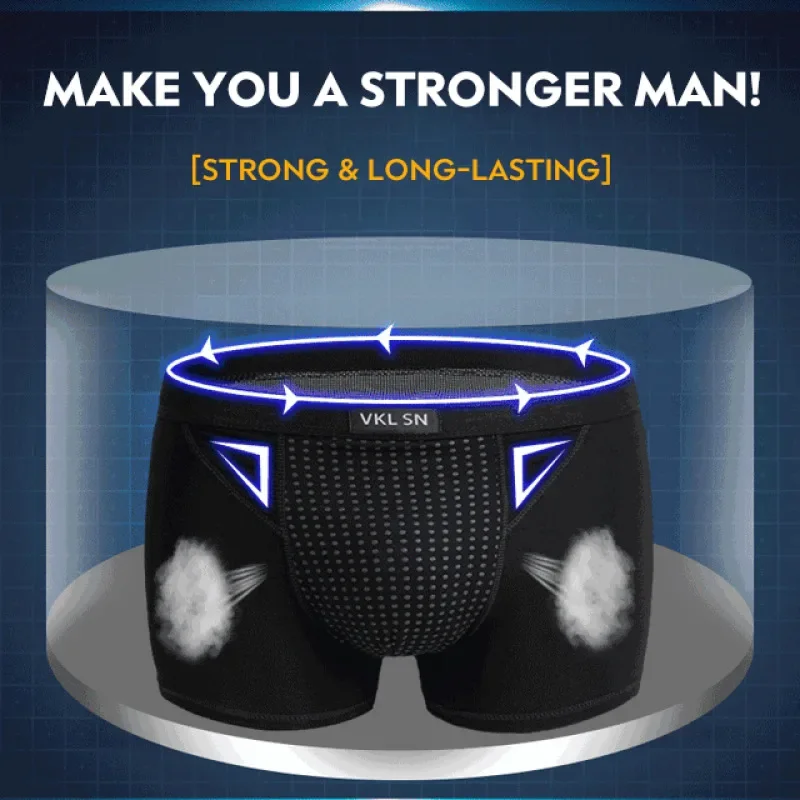 

1 Pcs New Size L-6XL Panties Men Underwear Cotton Shorts Boxers Breathable Men's Sexy Underwear British Magnetic Therapy Boxer