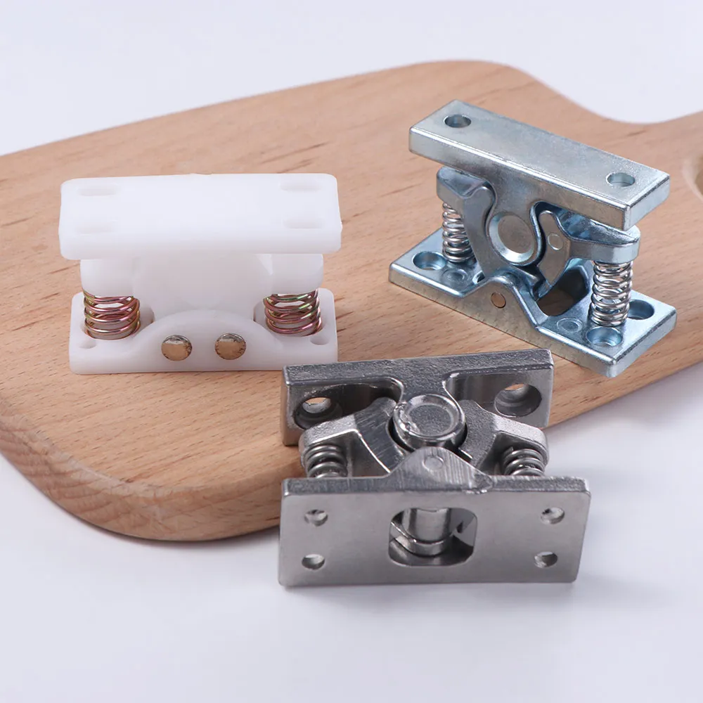 

Heavy Duty Spring Loaded Door Lock Universal Stainless Steel Door Stopper Lock Windproof Durable Touch Bead Buckle Lock Camper