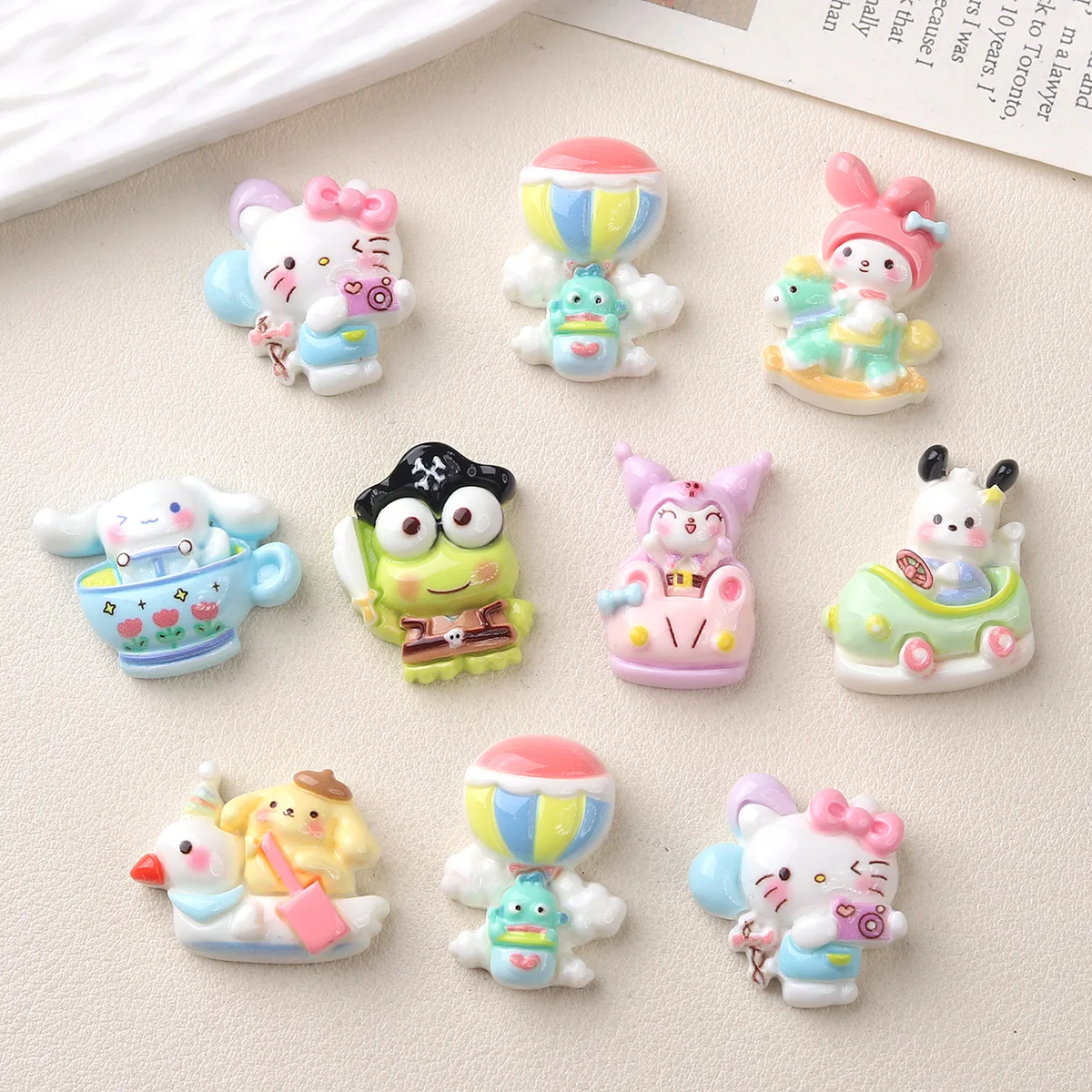 

Смола с плоской задней частью мультфильм Sanrio KT Cat DIY кабошон ремесла Шарм для скрапбукинга заколка для волос украшения аксессуар оптовая продажа