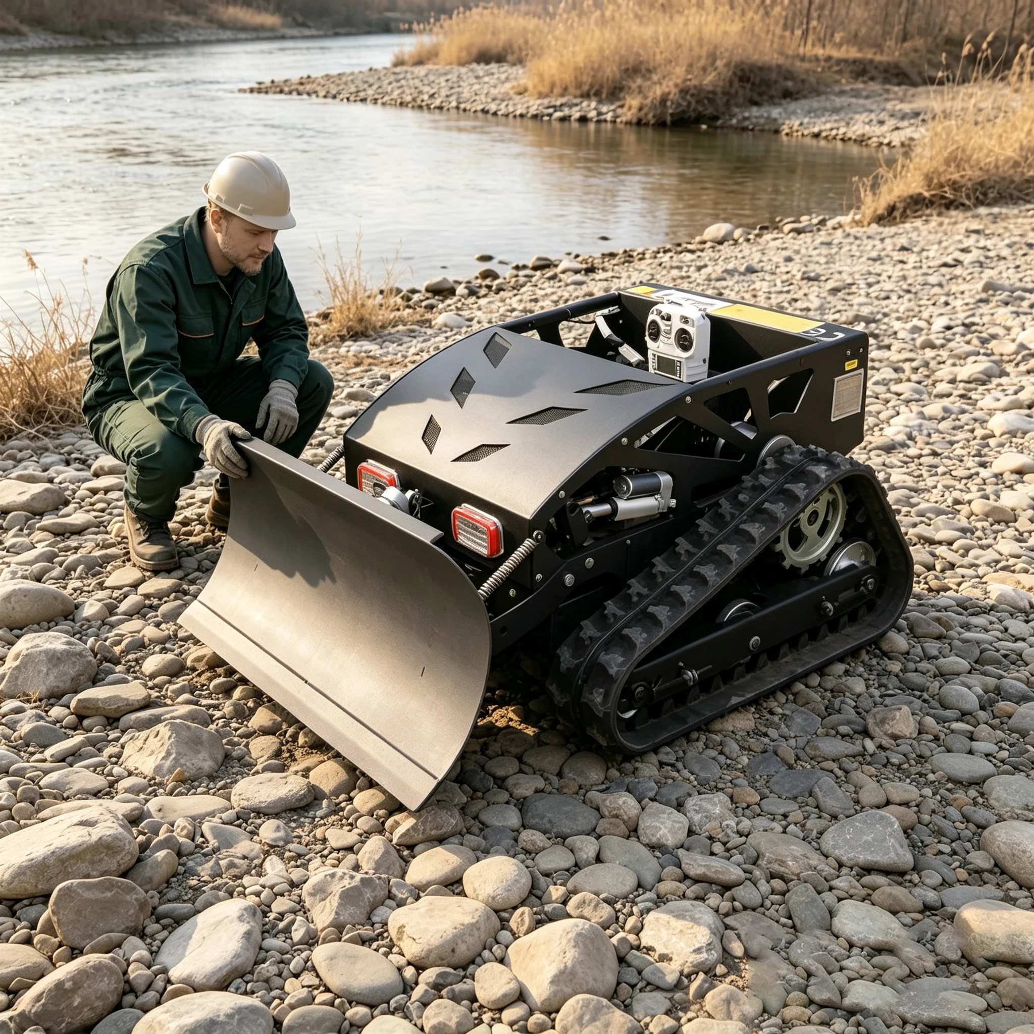 Customized Installable Snow Shovel Lawn Mower, Stable Operation On 60 Degree Slope Lawn Mower view 5