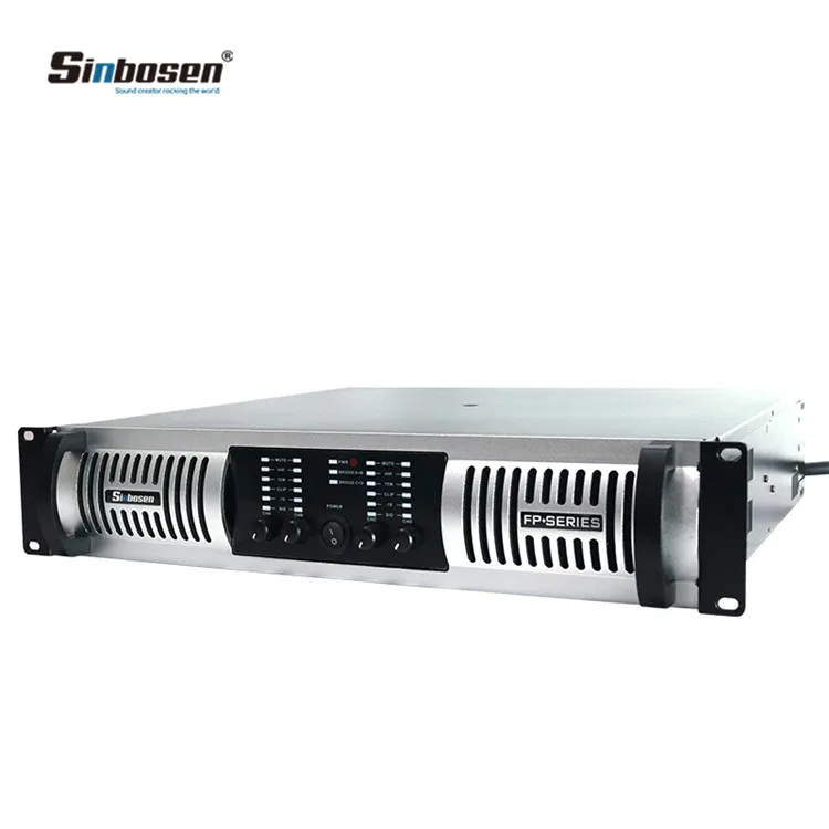 Sinbosen-AMPLIFICADOR mezclador de Dj Profesional, FP22000Q, 4 canales, sonido, Karaoke