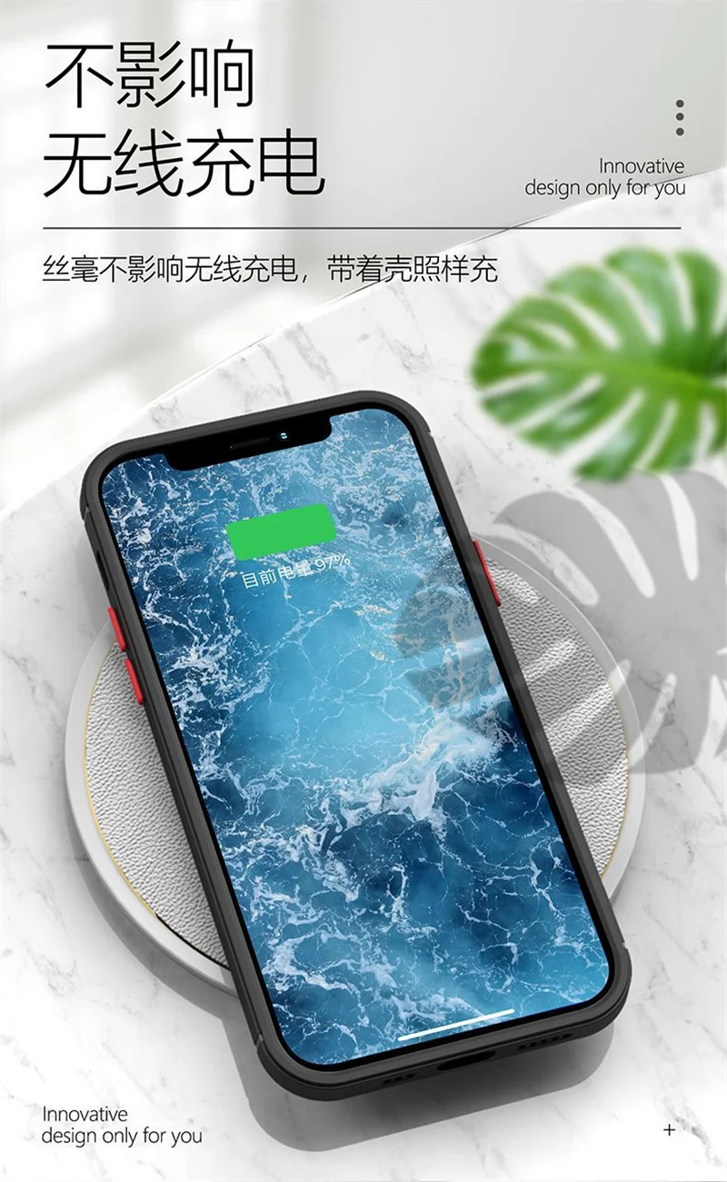 Für Xiaomi POCO X6 Pro 5G Fall Luxus Matte Transparente Telefon Abdeckung Redmi Hinweis 13 12 11 4G 10 9 dünne Rüstung Stoßstange – Detail 10