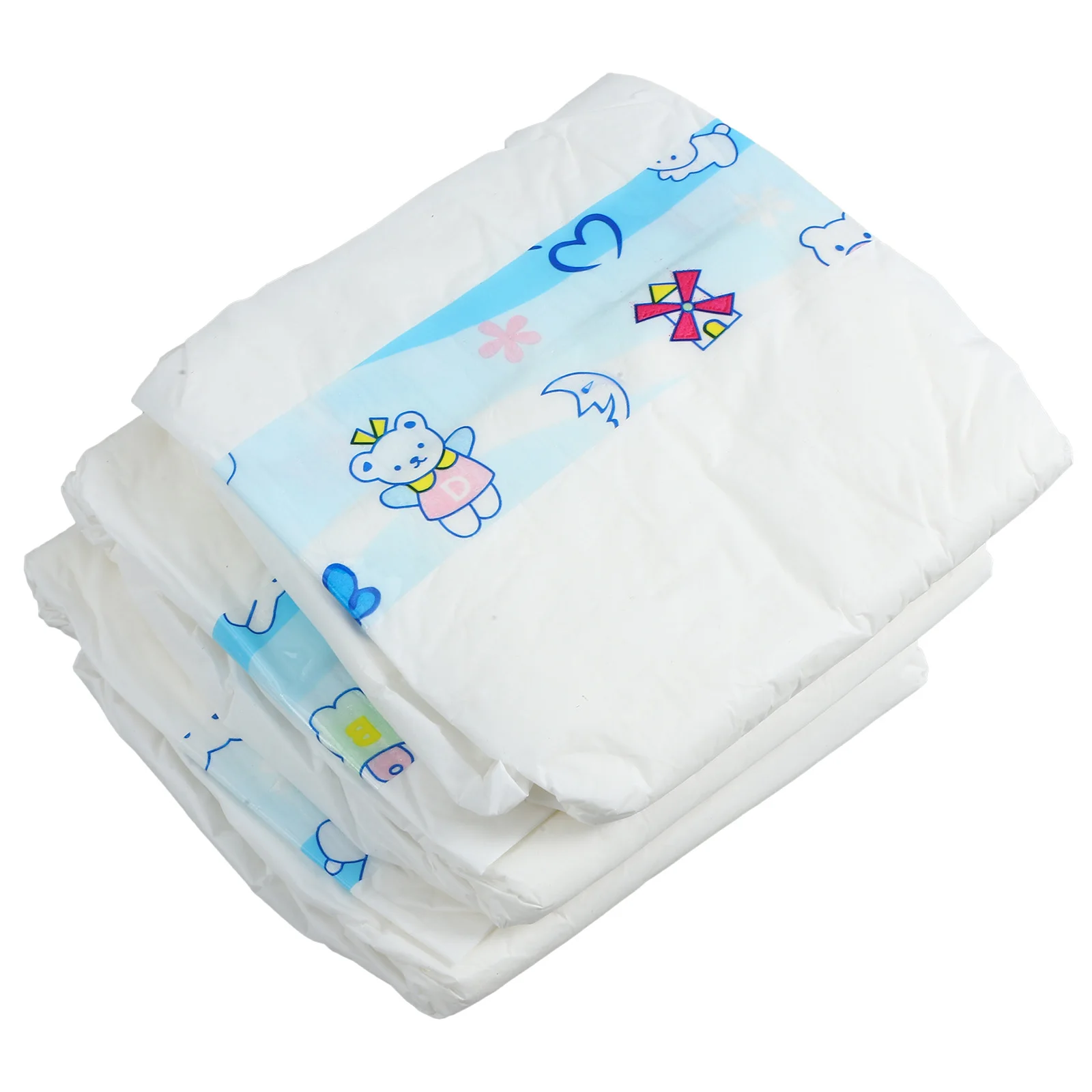 

3 Pcs Diaper Toy Decoration Simulation Diapers Infant Accessories Baby Nappies Babydoll Plastic Play Child Pee Dolly