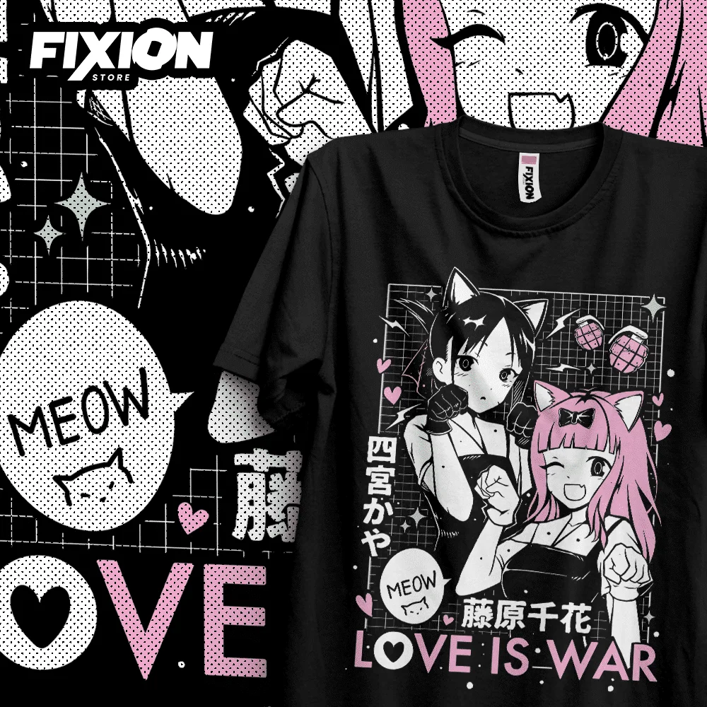 Kaguya Sama JAnime T Shirt Manga Gift For Anime Lover All Size Cotton