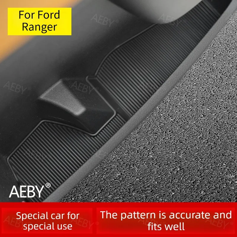 For Ford Ranger 2022-2026 Door cover pad cup holder lined with anti-shock and noise reduction pad anti-slip,interior accessories