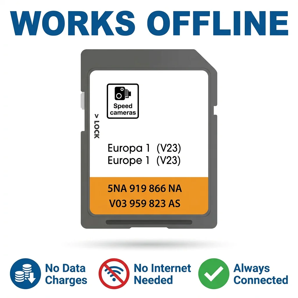 v23-media-as-mib2-サットナビ-sdカード-ヨーロッパ-イギリス-スペイン-フランス-イタリア-地図-2026-vw-ゴルフ7、ティグアン、パサート、ポロ、トゥーラン対応