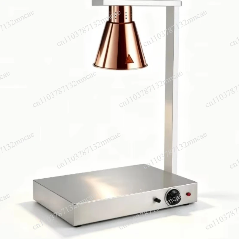 Single head heating western food buffet rose gold lamp tube thermal insulation hotel tableware  thermal insulation 335W/220V