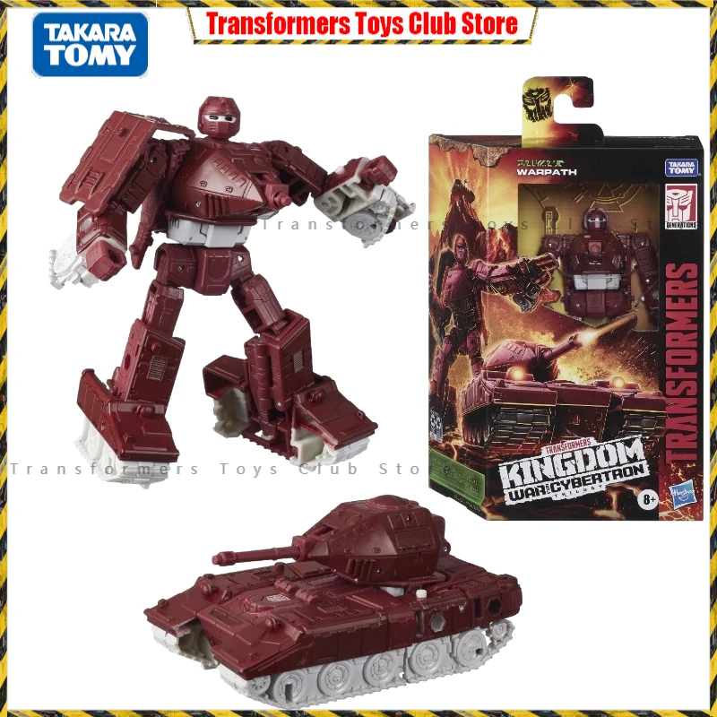 

In Stock Takara Tomy Transformers War For Cybertron KingDom WFC-K6 Warpath Action Figure Hobby Model Collection Toy Gift