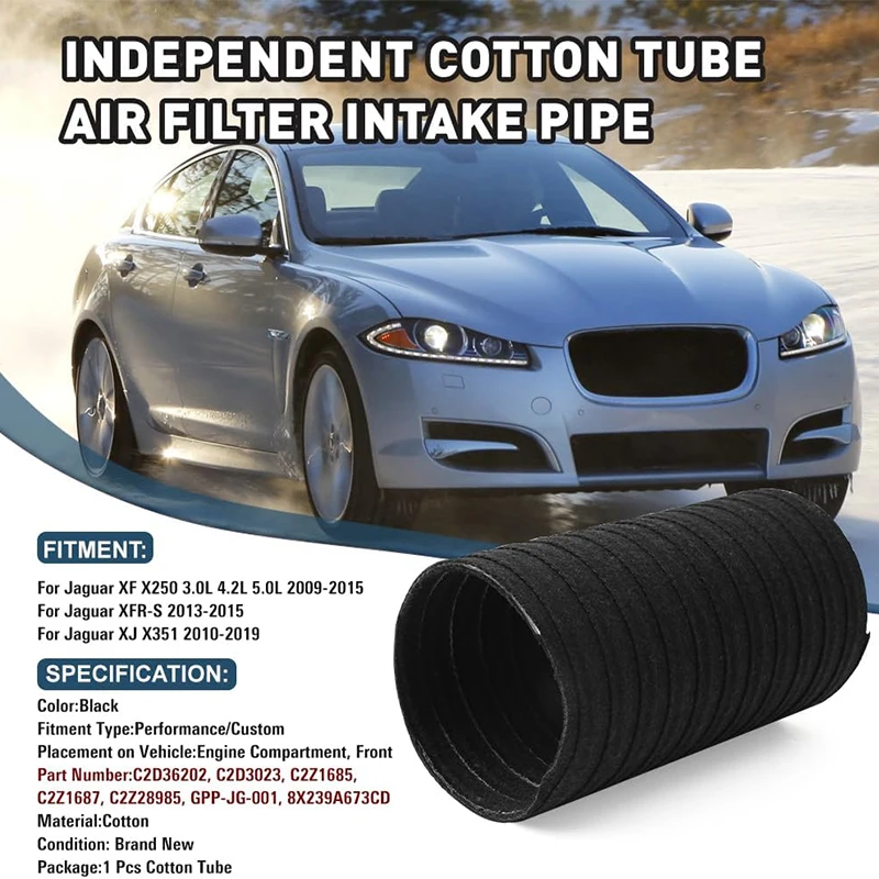 Air filter intake pipe cotton For Jaguar XF XJL XE C2D36202