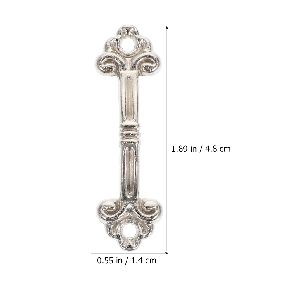 

1 Set Bronze Decorative Cabinet Handles Pulls Arch Shape For Wardrobe Kitchen Cupboard Mini Pulls Hardware Metal Alloy